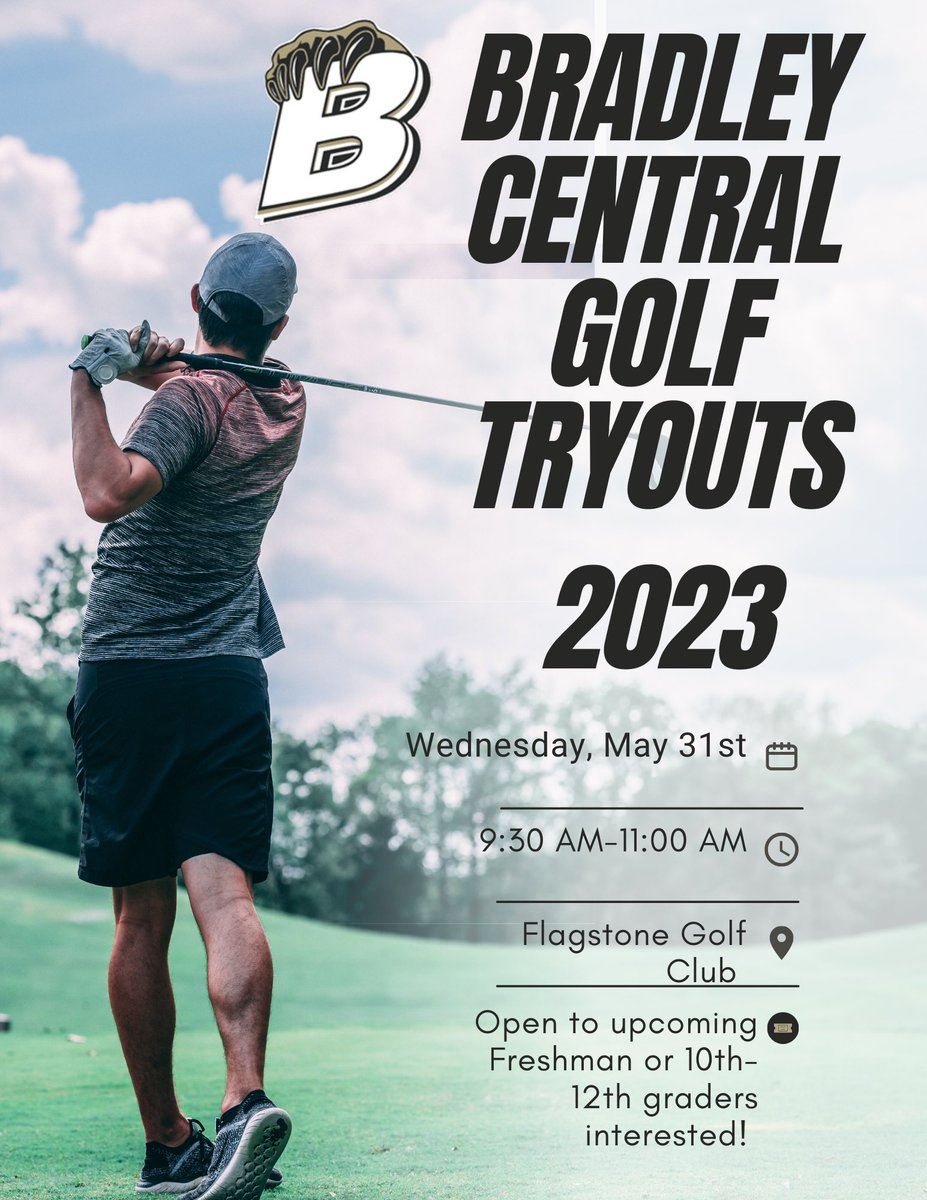 Bradley Central Bears Golf tweet media