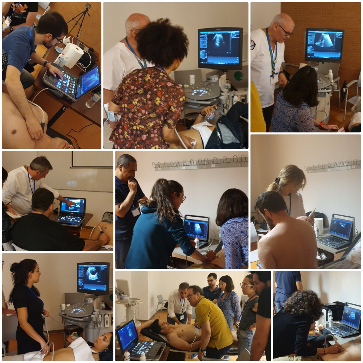 EcosemfyC's tweet photo. Con sonda en mano, el día ha dado para muuucha práctica #ecotiroides, #ecomusculoesquelética, #ecocardio, #econefro, #ecohepatobiliar, #ecoocular, #ecopulmonar, #ecovascular #EcosemFYC23 #EcosemFYC8ed en #Granada @semfyc @SAMFyC @resis_semFYC
#FormacionsemFYC https://t.co/QtMEe9Qppg