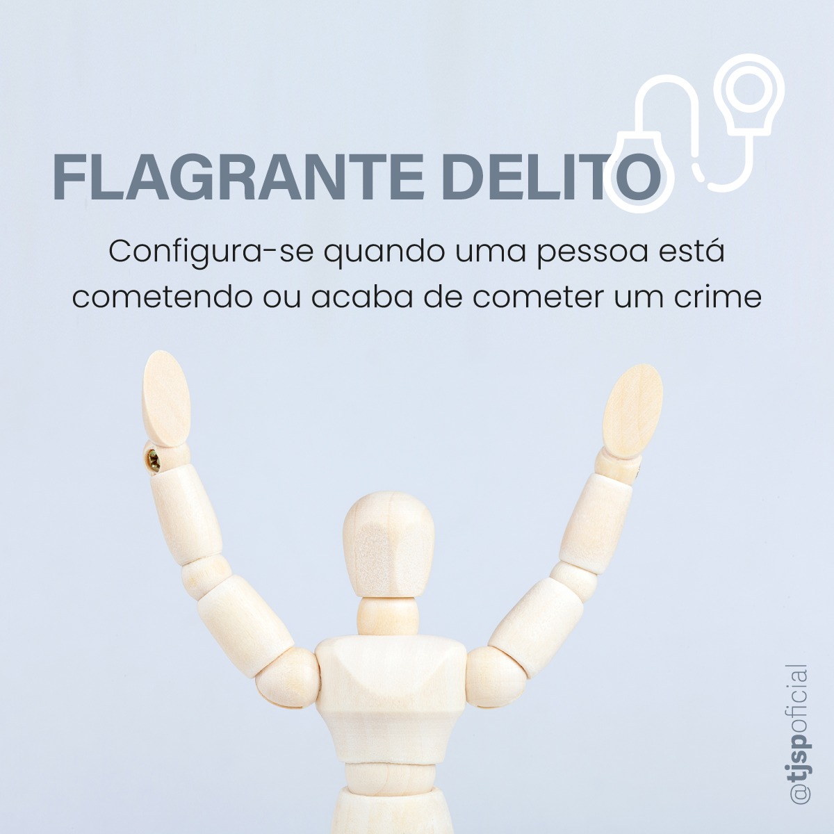 TJSPoficial's tweet image. O Código de Processo Penal regulamenta, nos artigos 301 a 310, o flagrante delito. Você sabe como ele se caracteriza? #GlossárioJurídico #PrisãoemFlagrante #ProcessoPenal #CPP #SomosTJSP #AJustiçaPróximadoCidadão #RedesSociais #SocialMedia #MídiasSociais