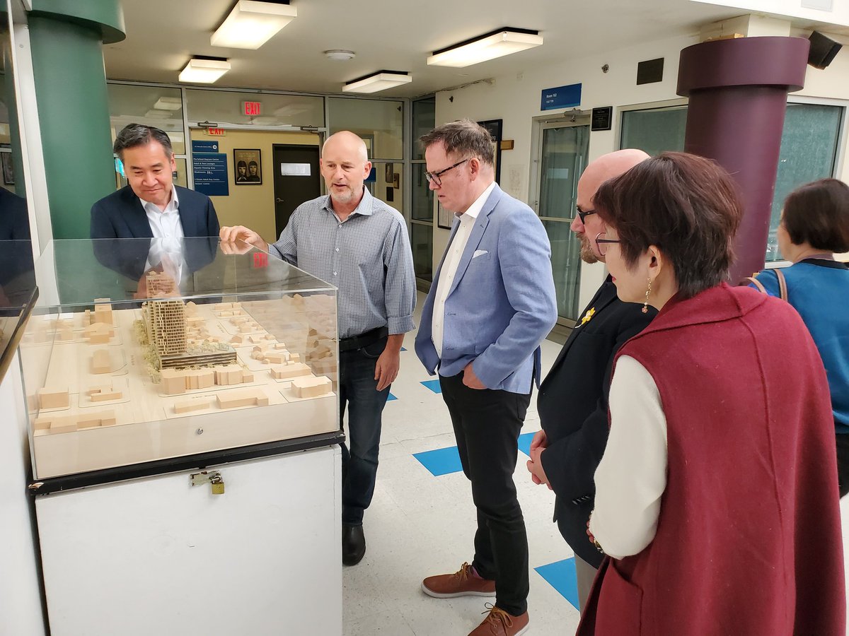 Next on the itinerary <a href="/JCCVancouver/">JCC of Greater Vancouver</a> to get a briefing on its redevelopment project. The redeveloped JCC site will double child care spaces and have up to 500 rental housing units, making life more affordable