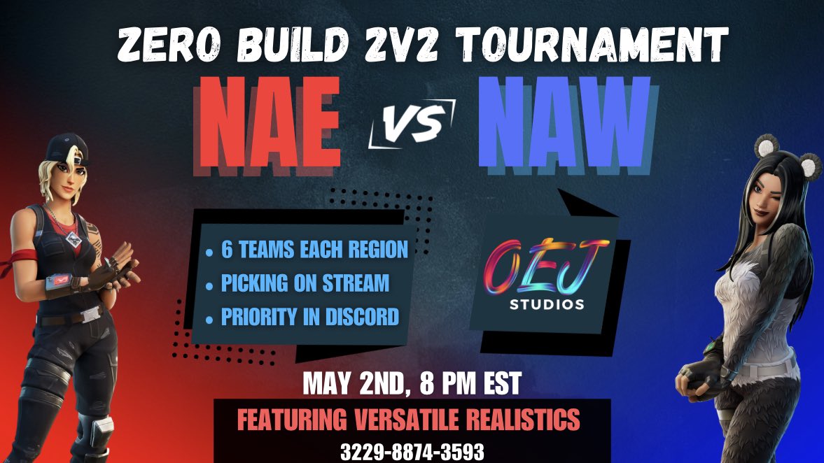 oejstudios_'s tweet photo. 💣𝟮𝘃𝟮 𝗭𝗕 𝗥𝗘𝗔𝗟𝗜𝗦𝗧𝗜𝗖 𝗧𝗢𝗨𝗥𝗡𝗔𝗠𝗘𝗡𝗧 💣

Picking teams on stream! 

Prizes:
• Winning duo BOTH get a captain’s spot in our next CASH tournament! 
• Special GIVEAWAY! 

❤️, ♻️, &amp; Tag your duo for a better chance to play! https://t.co/dCKdWFRgce