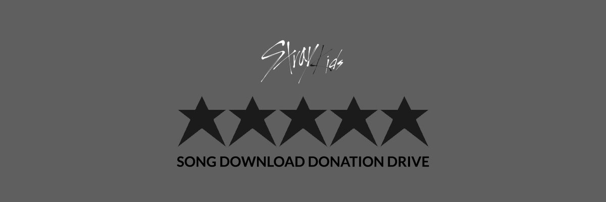 [#5_STAR DONATION DRIVE]  

This is a donation drive for Stray Kids' ★★★★★ (5-STAR) Song Downloads in 🧞, 🍈 & 🐞 that can really help and boost their digitals.

Link: bit.ly/449vER0
Tracker: bit.ly/3NmULtz

#StrayKids #MAXIDENT
#StrayKidsComeback