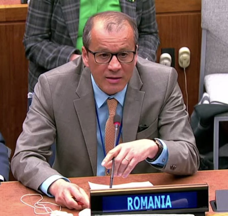 CornelFeruta's tweet photo. RO co-sponsored a Security Council meeting focusing on children in armed conflict and on abduction and deportation by Russia of children from Ukraine. This is a blatant violation of international humanitarian law and accountability is of the essence. https://t.co/aymadv3so6