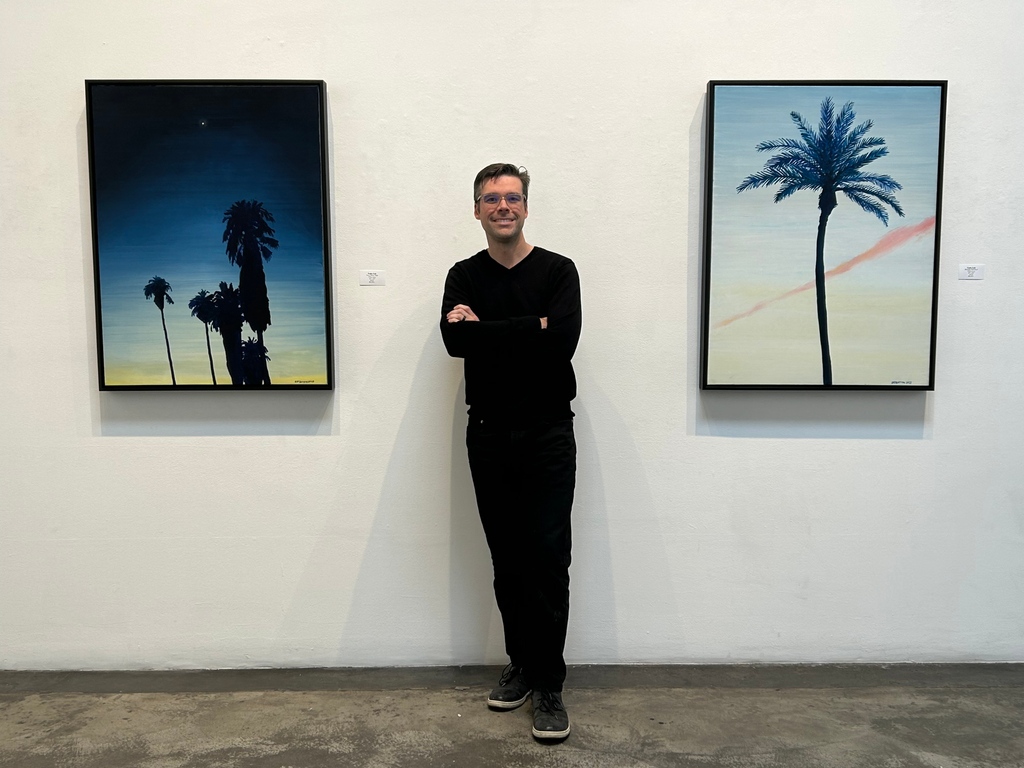 Brighton Smith's solo exhibition "Palms. Skies." closes TOMORROW!

April 29th will be your last day to view this exhibition at Skidmore Contemporary Art.

For inquiries and more information:
Email: lia@skidmorecontemporaryart.com
Call: 310-828-5070