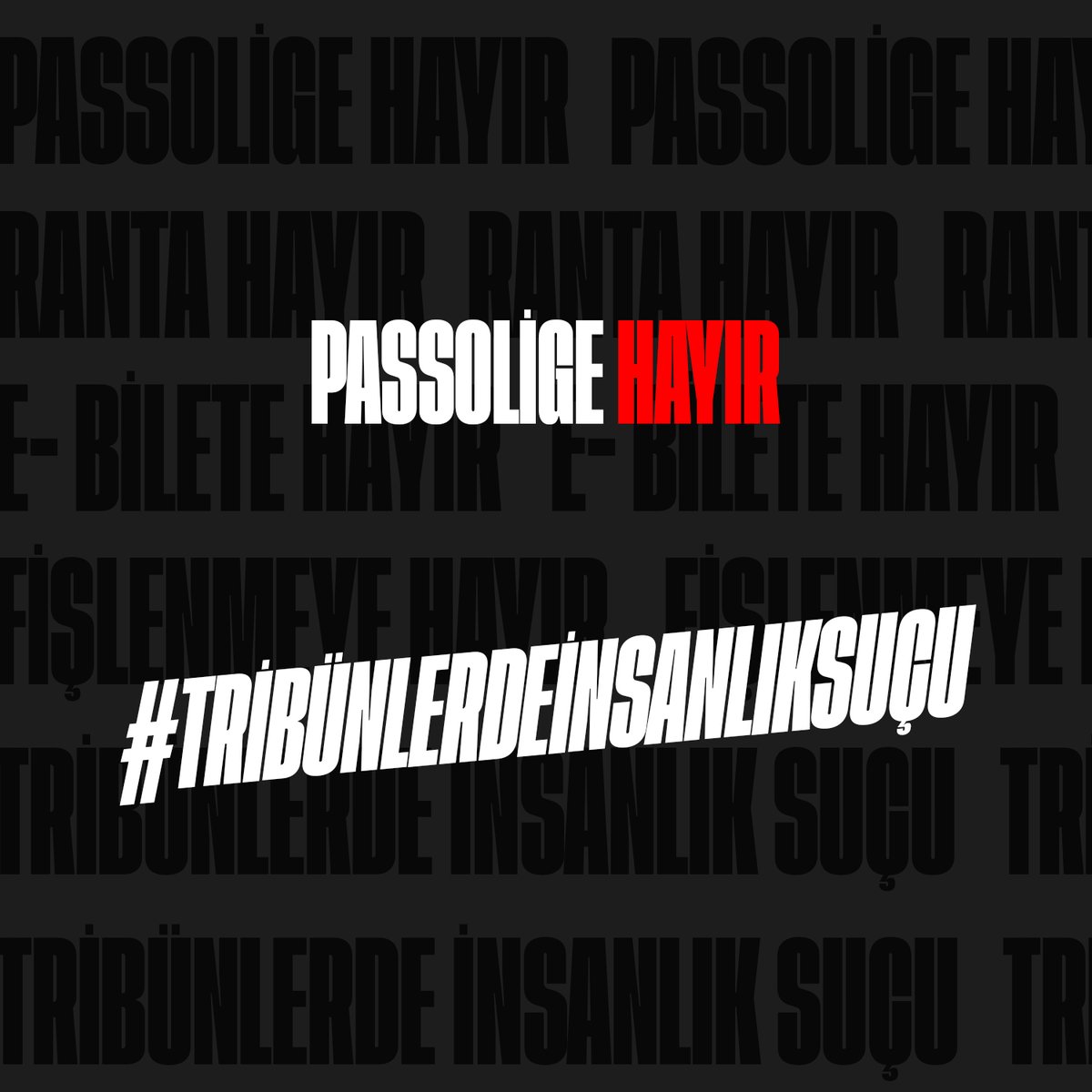 Tribünleri ÖZGÜR bırakın!

#TribünlerdeİnsanlıkSuçu