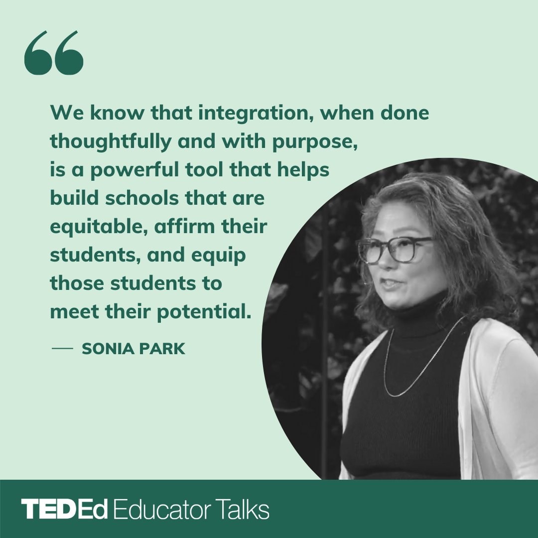 TED-Ed (@ted_ed) on Twitter photo Did you know students in the US attend schools that are more segregated today than in the 1980s?
Educator Sonia Park, <a href="/DiverseCharters/">Diverse Charters</a>, explores why schools are still so divided and shares how we can intentionally integrate our schools: t.ted.com/hFu6Y00 Did you know students in the US attend schools that are more segregated today than in the 1980s?
Educator Sonia Park, <a href="/DiverseCharters/">Diverse Charters</a>, explores why schools are still so divided and shares how we can intentionally integrate our schools: t.ted.com/hFu6Y00