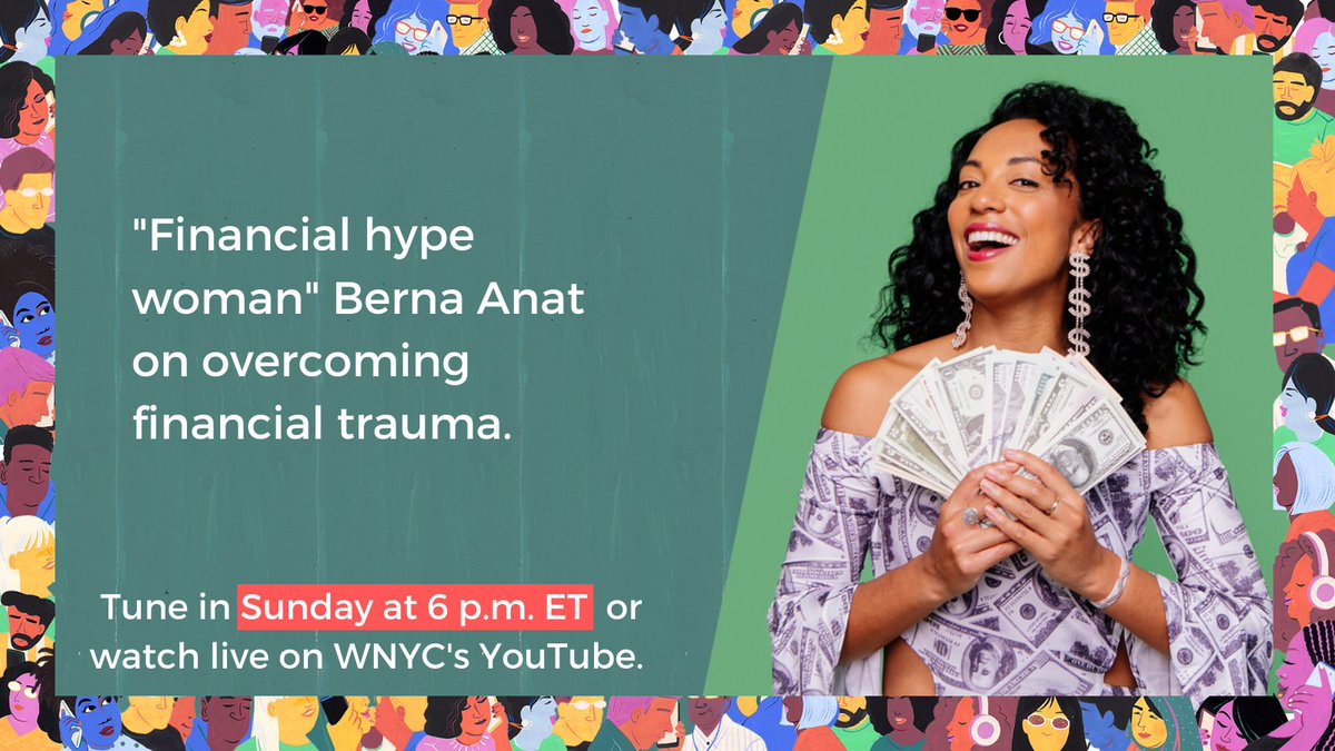 This week: personal finance. There’s a lot to understand--and to be worried about. Self-described “Financial Hype Woman” @HeyBerna says that misunderstanding money makes people of color vulnerable in this economy. She joins us to discuss solutions. Tune in Sunday at 6 p.m. ET.