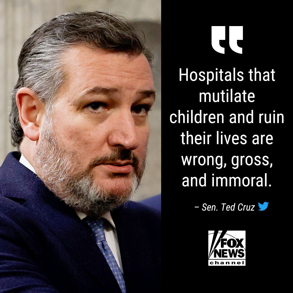 Fox News On Twitter Sentedcruz Calls Out Doctors That Are Allowing Sex Reassignment