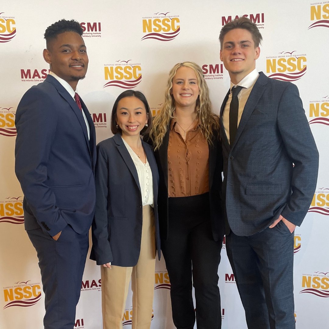 Congratulations to Matt Logan, Josie Baughman, Julia Xiong, and Max Bour for their success in the National Shores Sales Challenge 🦘
Among 72 competitors, Josie placed FIRST in the role play competition and Matt finished in the Top 15 with the team placing second overall! 🏆