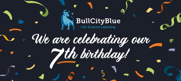 BullCity_Blue's tweet photo. We are celebrating our 7th Birthday! 🎉

The best gift is helping our clients accomplish their learning goals—whether it be defining key behaviors for a new role, designing a learning pathway for a launch, or building creative and fun workshops for a sales meeting.

#lifescience https://t.co/oFMsRqyF9J