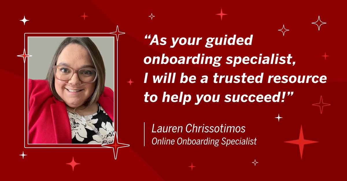IU_Online's tweet photo. Meet another Go Team member! This is Lauren Chrissotimos, another one of our online onboarding specialists. We're so pleased to have Lauren as part of the team. Read more 👉 https://t.co/98WuQ4VgN3 https://t.co/hcU7ItTa7d