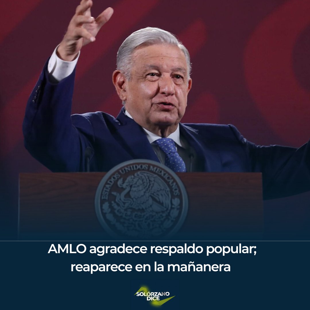 SolorzanoDice's tweet photo. #AMLO retomó su actividad pública y de manera imprevista –porque su agenda anunciaba que no tendría actos este viernes– apareció en el Salón Tesorería del Palacio Nacional a las 7:10 de la mañana. https://t.co/j4Ux4kEqu3