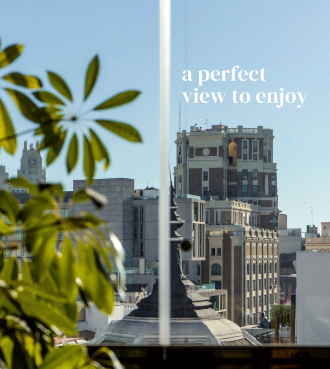 The best view come after enjoying a refreshing drink at our terrace.

#PalacioReal #MadridCulture #HotelEmperador #Madrid #HotelMadrid #GranVia #MadridView #HotelWithAView #MadridCentro #Terraza