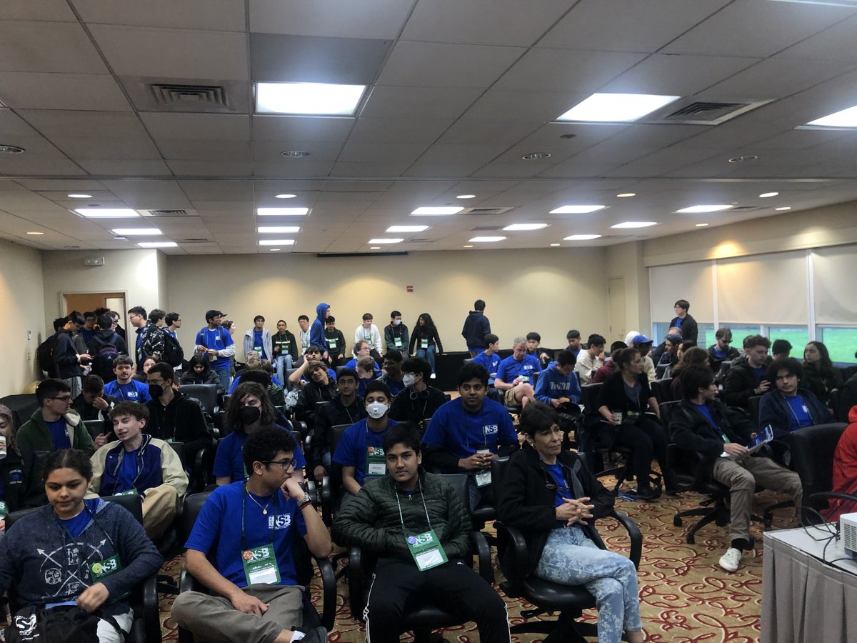 Presenting GeoAI for Earth @DOE_SC_NSB in DC.
A competition like no other ... I met with an extremely bright group of middle and high school students from all across the nation. Wow, the future of GeoAI is bright! Thank you @LauraAkesson!
