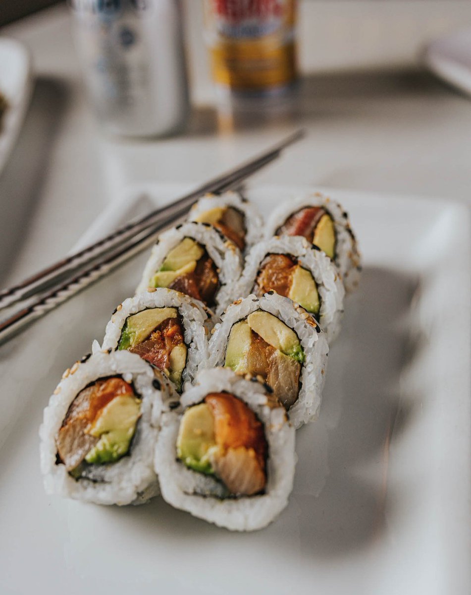 RiverHouseBR's tweet photo. Positioned atop the Shaw Center of the Arts, Tsunami's rooftop fishing hole's sushi menu is down right addictive and our small plates pack a punch. Located right down the street from #RiverHouseBR. https://t.co/1ymOEjPgZ2 https://t.co/fBofbhUhip