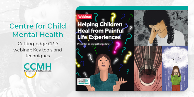 Featured Webinar: 'Helping Children Heal from Painful Life Experiences' with Dr Margot Sunderland. Explore the theory and practice of therapeutic change amongst children and young people. A cutting-edge CPD webinar for all child professionals and parents - mailchi.mp/childmentalhea…