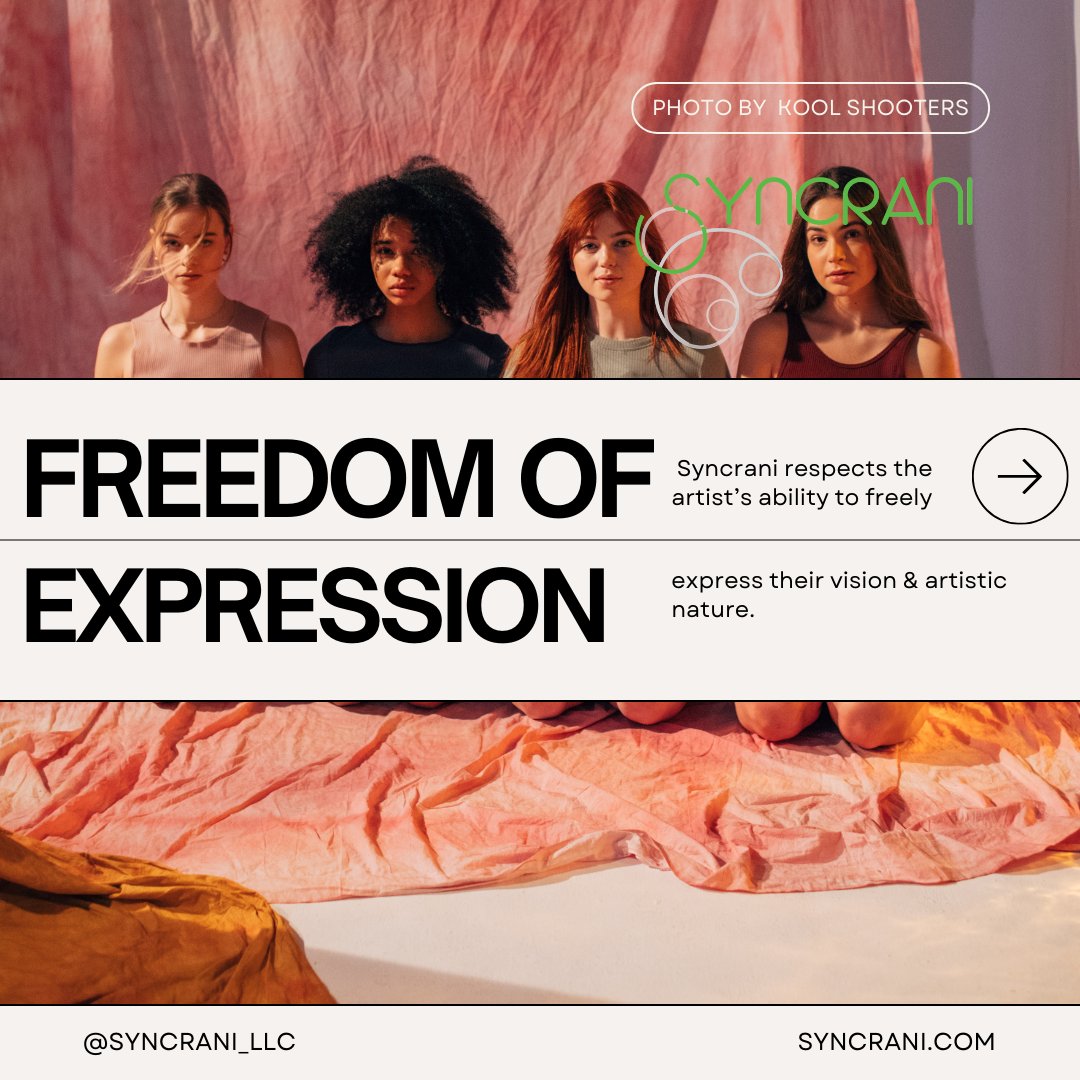 Syncrani's tweet photo. Syncrani is a visual artist agency that specializes in brand imaging.
We're all about Freedom of Expression. We respect the artist's ability to freely express their vision and artistic nature.
#syncrani #visualartists #ernestinejohnson https://t.co/DmMJ1yf1Ik