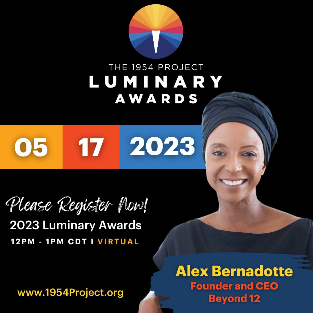 ethanbeard's tweet photo. Congrats to @Beyond12 CEO @abernadotte for receiving #TheCAFEGroup #The1954Project 2023 Luminary Award highlighting #BlackLeaders in education. Thank you CAFE Group for the generous $1M grant to Beyond12! https://t.co/Tx8lLyAYli https://t.co/snDUTPaiGo