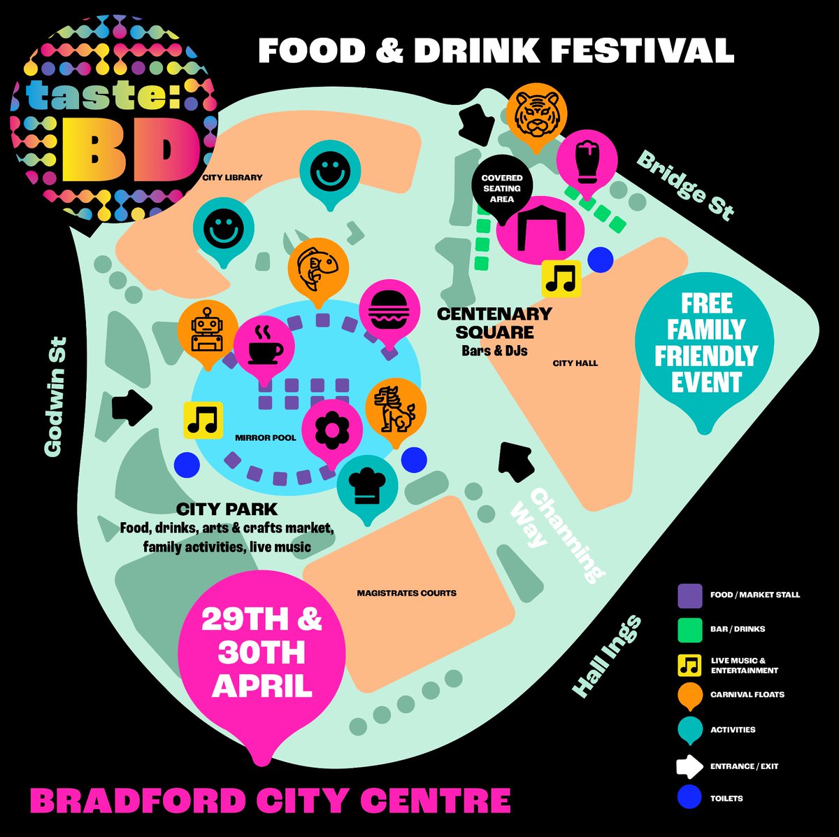 We’re excited to explore @Taste_BD  this weekend🍴🌯 Supporting #localbusinesses is a top priority for #GreenStreet, & we can't wait to show our love to Bradford's newest #foodfestival! See you there 👋 

#Sustainability #TasteBD #VisitBradford #bd2025 #cityofculture