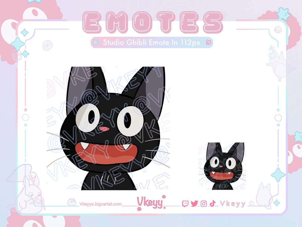 Vicitinii's tweet photo. Jiji Emote now in my shop❤️
➡️ https://t.co/l4btjBpkq5
➡️ https://t.co/PXgQ6t5bYA
#twitch #twitchaffiliate #twitchemotes #emotes #emoteartist #emoteart #emotecommissions #art #drawings #artist #emotes #twitchprime #emotecommissionsopen #kikisdeliveryservice #studioghibli https://t.co/LY6v5NJDPl
