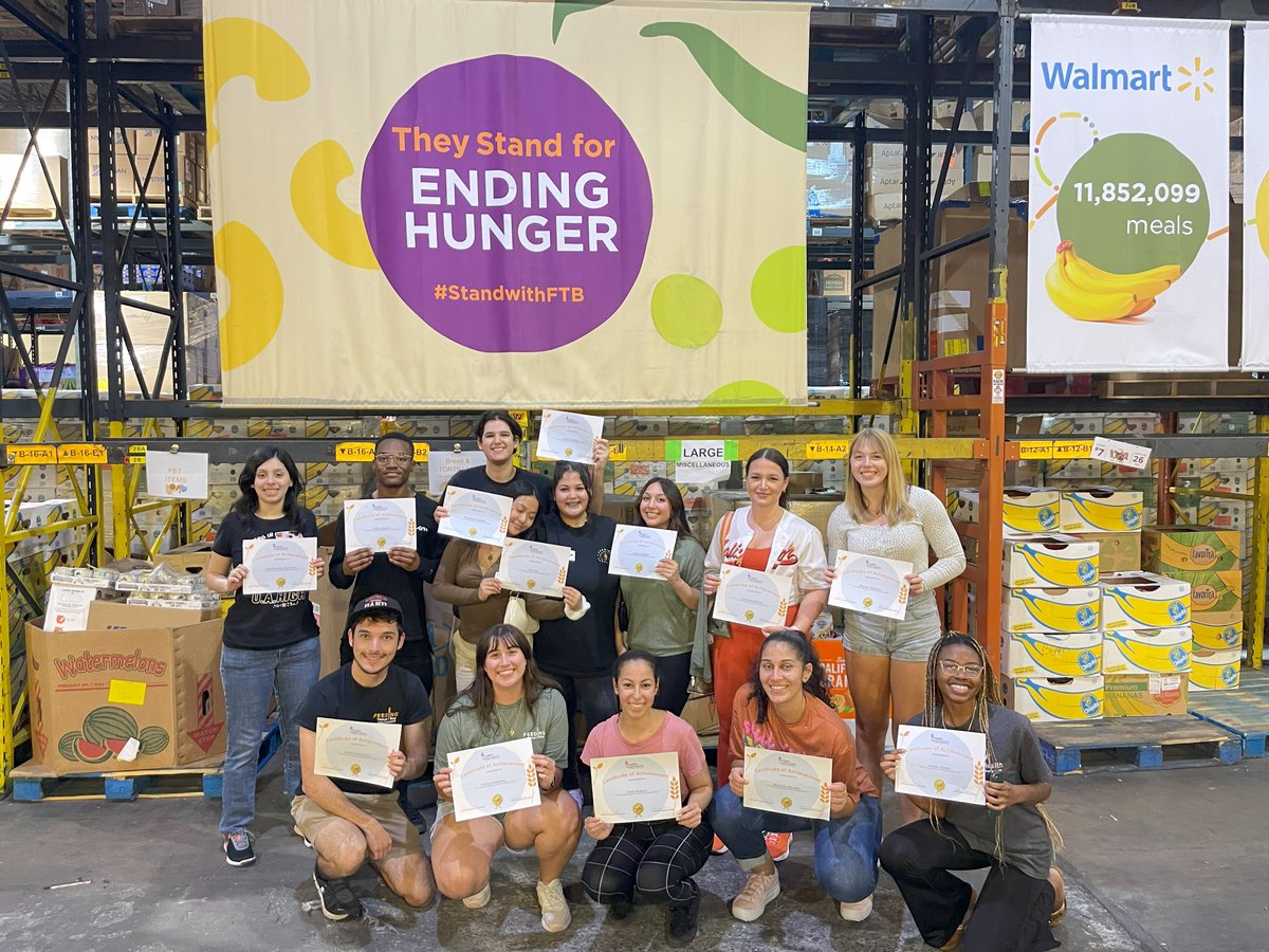 FeedingTampaBay's tweet photo. A huge thank you to our amazing Student Ambassadors for an incredible semester. We can't thank you enough for all of your hard work and dedication to Feeding Tampa Bay and helping create a hunger-free tomorrow! https://t.co/EWsmNASLyX