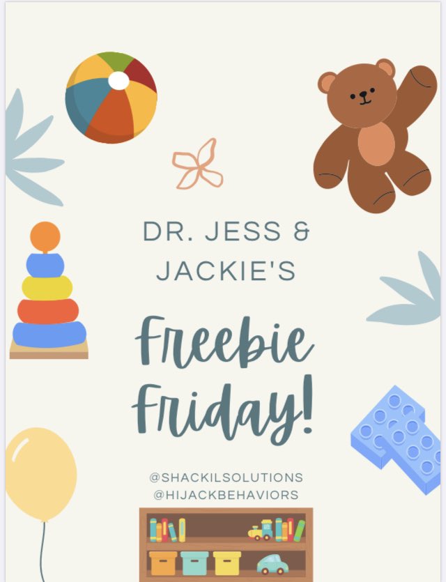 JShackil's tweet photo. Freebie Friday!! 

This week our resource focuses redirecting unwanted behaviors with sensory input. 

Click the link below and complete the form to get an email with these resources. 

https://t.co/eNPph2PJXZ

#ShackilSolutions
#HiJackBehaviors https://t.co/QgnJICDaW7