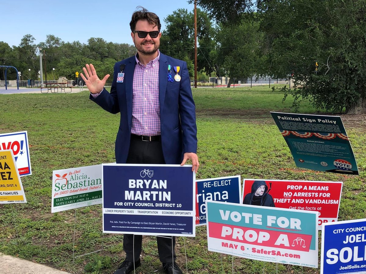 BronkoBryan's tweet photo. @OurRevolution  District 10 needs a true progressive on SA City Council. Half of my district are working class people who make less then $30k a year. They deserve representation to! I also am the only candidate in D10 supporting Prop A. https://t.co/eY7PqZJNtL