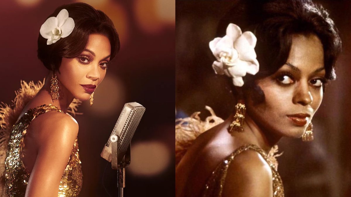 Film Updates on Twitter: "Zoe Saldaña recreates iconic looks from her