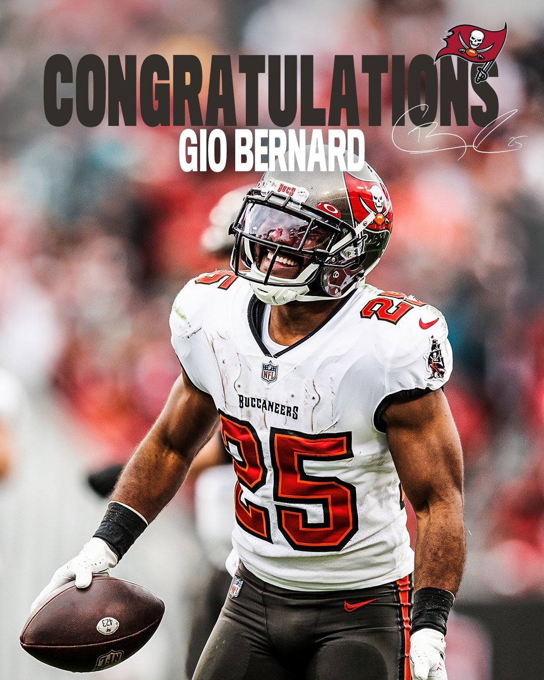 Giovani bernard color 2025 rush jersey