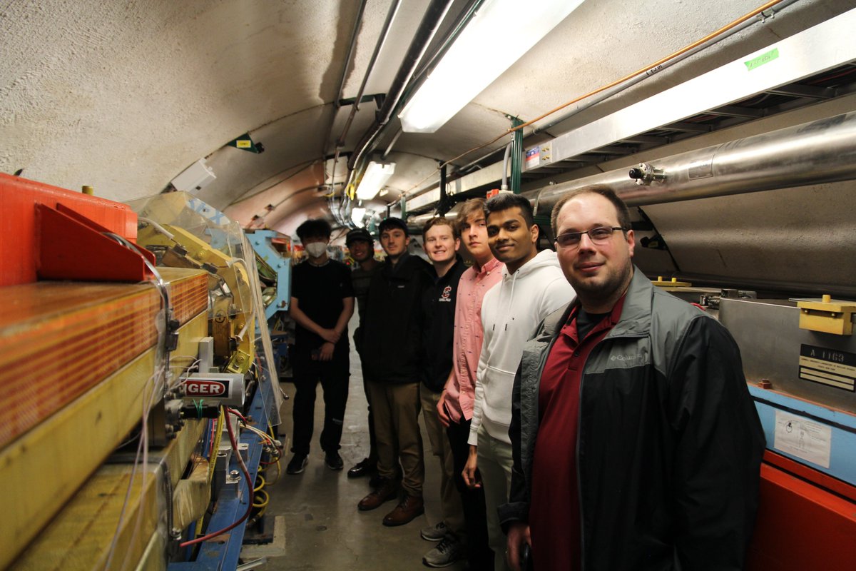 CHESS_user's tweet photo. Tours at CHESS! Kevin Siegenthaler and his #PyMOL class at @Cornell recently got a first-hand look at how CHESS utilizes PyMOL to 3D visualize and analyze protein structures at atomic resolution. An enriching experience in #molecularbiology and #crystallography @lightsources https://t.co/4EVc27IAw6