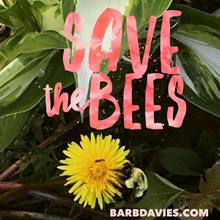 Organic gardens are good for bees! Please avoid using chemicals &amp; GMO's. #nonGMO