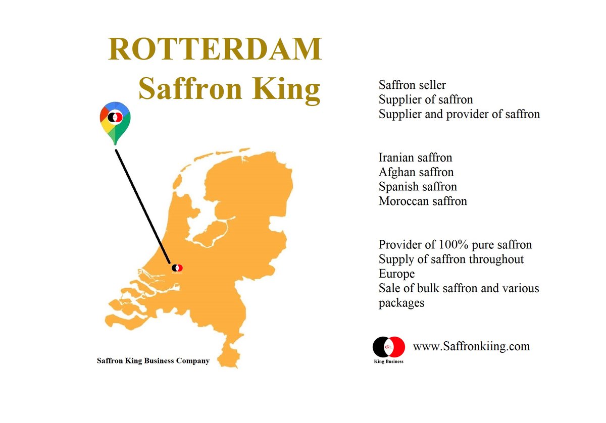DiamondSaffron's tweet photo. #قیمت_زعفران_در_روتردام price of saffron in Rotterdam
یکی از بزرگترین فروشندگان و تامین کنندگان زعفران در اروپا Saffron King Business است. قیمت زعفران در روتردام را می توانید از طریق تماس مستقیم با مشاورین تجاری ما و یا مراجعه به سایت شرکت دریافت کنید. فروشنده زعفران در روتردام https://t.co/DE4QcVGRXo