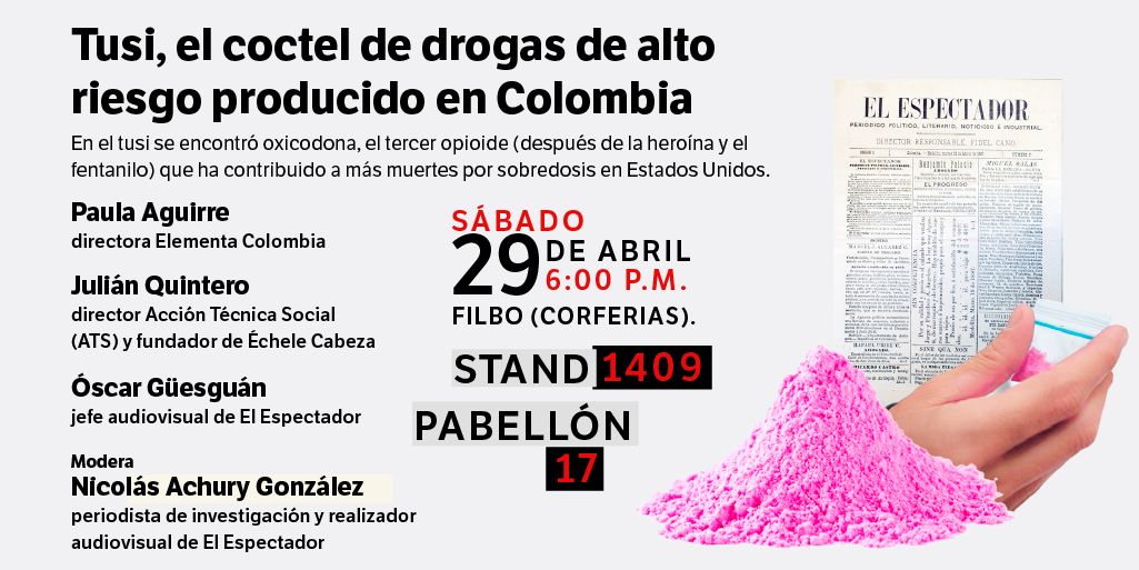 Sigamos hablando de "Tusi" este sábado en <a href="/FILBogota/">FeriadelLibroBogotá</a> #FILBo35años con <a href="/conspirandoando/">julianquintero</a>  <a href="/NicolasAchury/">Nicolás Achury</a> <a href="/PauAguirreO/">Paula Aguirre Ospina</a> de <a href="/ELEMENTADDHH/">Elementa DDHH</a> <a href="/oscarguesguan/">Oscar Güesguán</a> en el stand de <a href="/elespectador/">El Espectador</a> allá los esperamos. <a href="/acciontecnica/">AcciónTécnicaSocial</a>