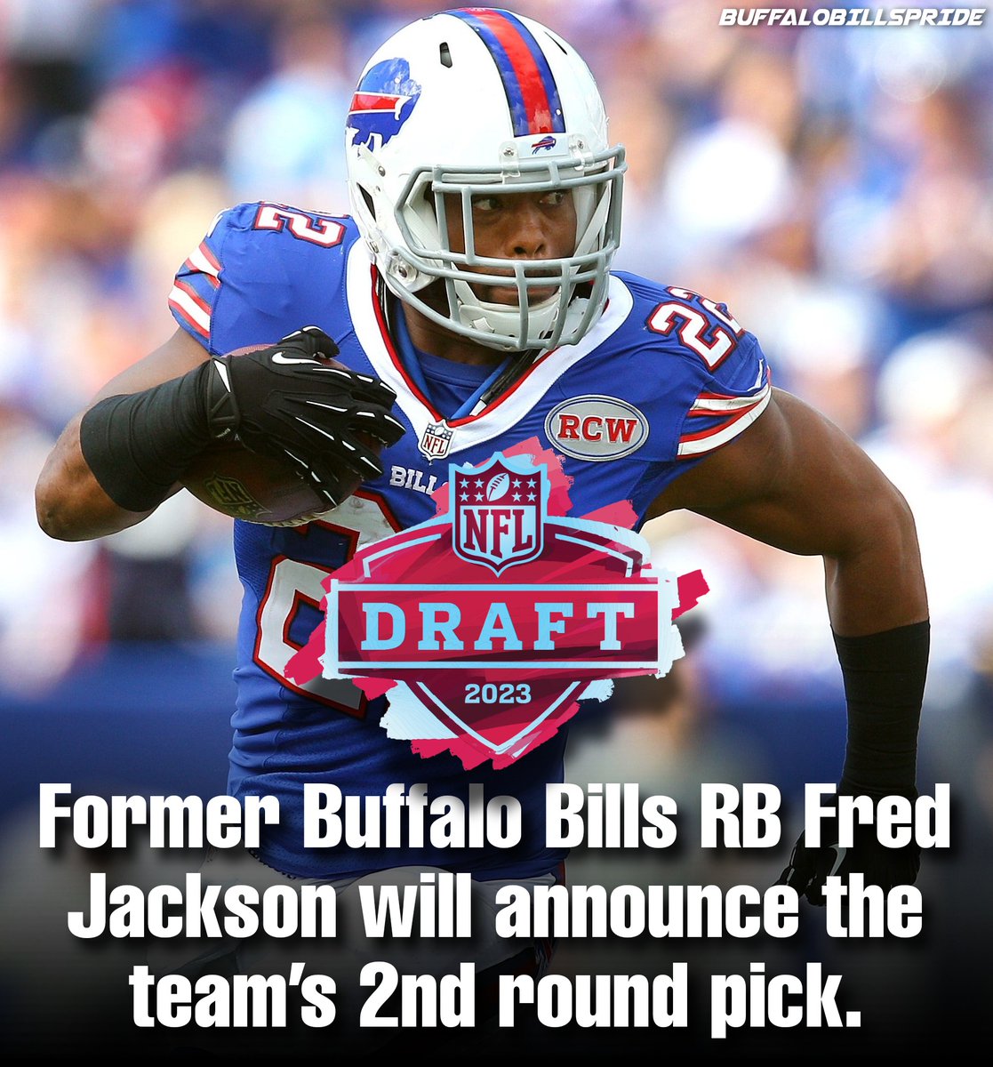 FredKilmartin80's tweet photo. Former Buffalo Bills running back and fan favorite, Fred Jackson will announce the team’s 2nd round pick in the #NFLDraft tonight.
#BuffaloBills #BillsMafia #FredJackson https://t.co/TledwqC1Ta