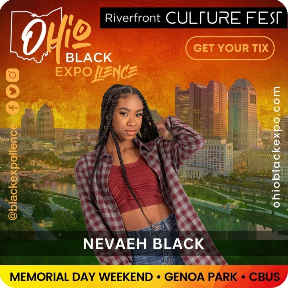NevaehBlack16's tweet photo. MEMORIAL DAY WEEKEND The Ohio Black Expo
And Nevaeh Black purchase your tickets now https://t.co/sUu7f8MuPS #ohioblackexpo #nevaehblack🔥#newsingle #MBD #onallstreamingplatforms
#osu ##614magazine #power107.5 #106.7 #addellas614 #radio1 #ohiostate https://t.co/kHrqmoXYO7