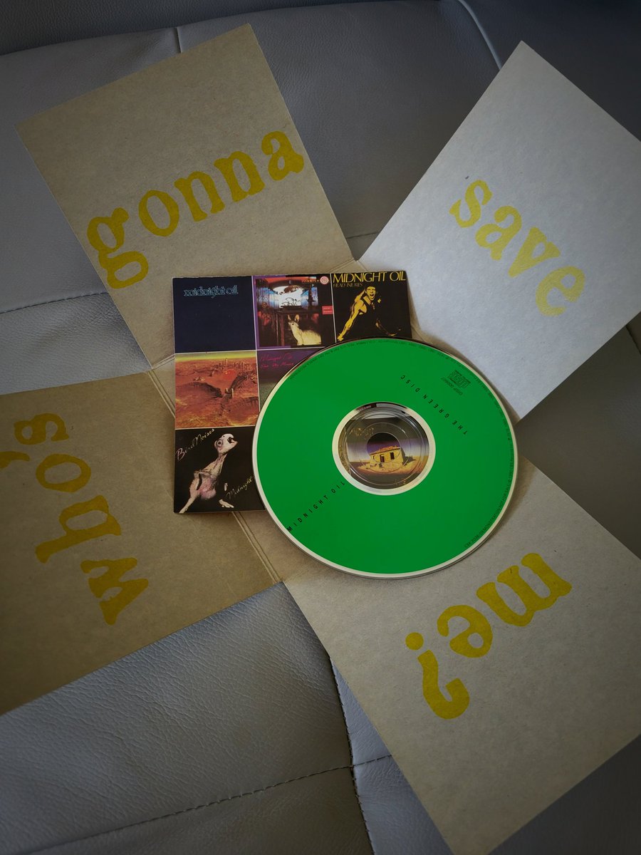 OtterRockMusic's tweet photo. Joy arrived at my door step today...
#MIDNIGHTOIL - Green CD, a promotional album released in 1990 under CBS Records... 1 track from all previous studio releases, plus a couple of unreleased live songs.
#POWDERWORKERS
WHO'S GONNA SAVE ME? https://t.co/zQVRXTldHE