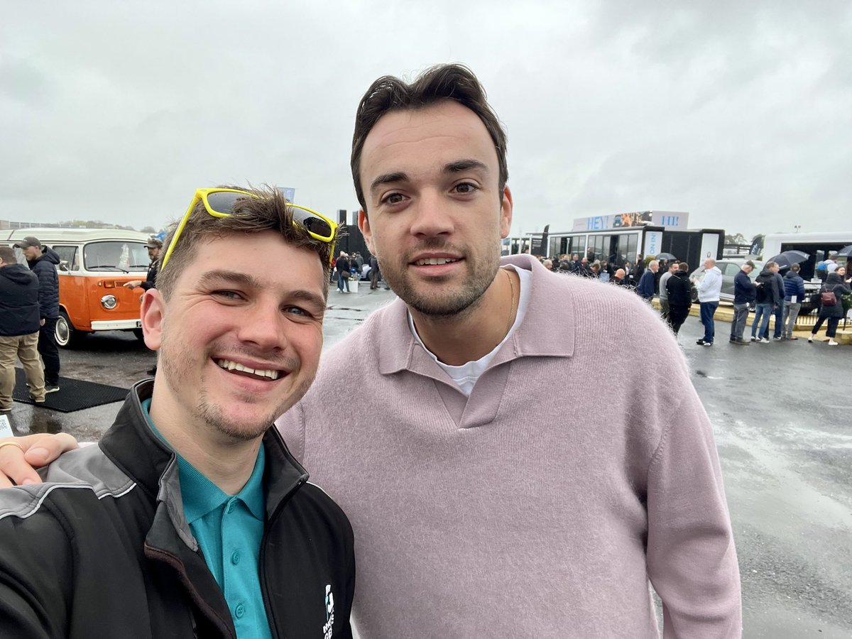 thats_dom's tweet photo. Was a fantastic experience meeting some of the Fully Charged Show Presenters in Farnborough today! These guys helped inspire me into a world of EV education, I can’t wait to learn as much as I can this weekend! @bobbyllew @JackScarlett17 @FullyChargedShw https://t.co/3H2RpKQfit