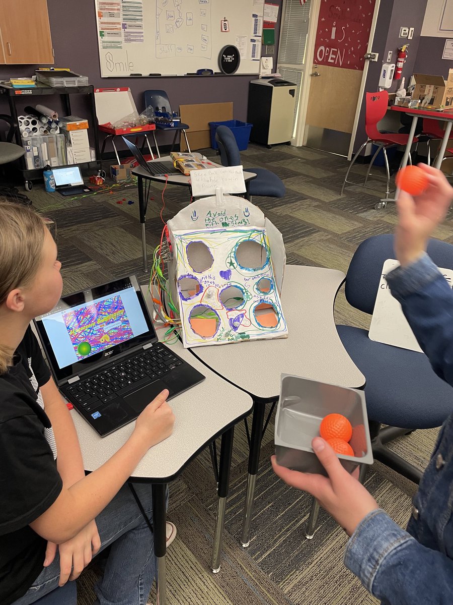 jstechteacher's tweet image. Scratch-Cade. My students learned a ton and had a blast with Scratch and Makey Makey games they made. @scratch @makeymakey #arcadegames #scratchcode