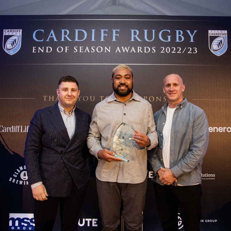 Cardiff_Rugby's tweet photo. 🏆 A full round up from Cardiff's End of Season awards, where Lloyd Williams was named the Peter Thomas Player of the Season on an emotional evening at Cardiff Arms Park. ⤵️