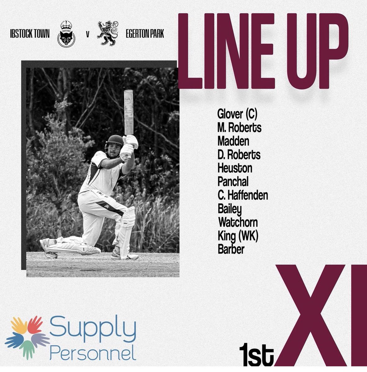 EGERTONPARKCC's tweet photo. EPCC 1st XI travel to @ibstocktowncc1, for our second match of the 2023 Season. Making his debut, will be Daniel Heuston. #EPCC https://t.co/rnd6I29SAU