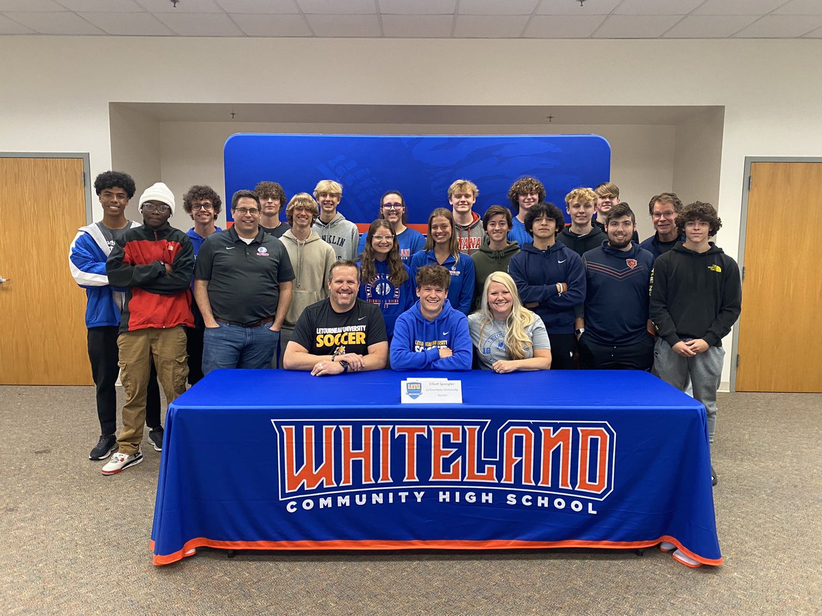 Congratulations to Elliott Spangler on his commitment to continue his academic and soccer career at LeTourneau University! <a href="/LETUMSoccer/">LeTourneau University Men's Soccer</a> <a href="/DailyJournalNet/">Daily Journal</a> <a href="/WhitelandBSocc/">Whiteland Boys Soccer</a>