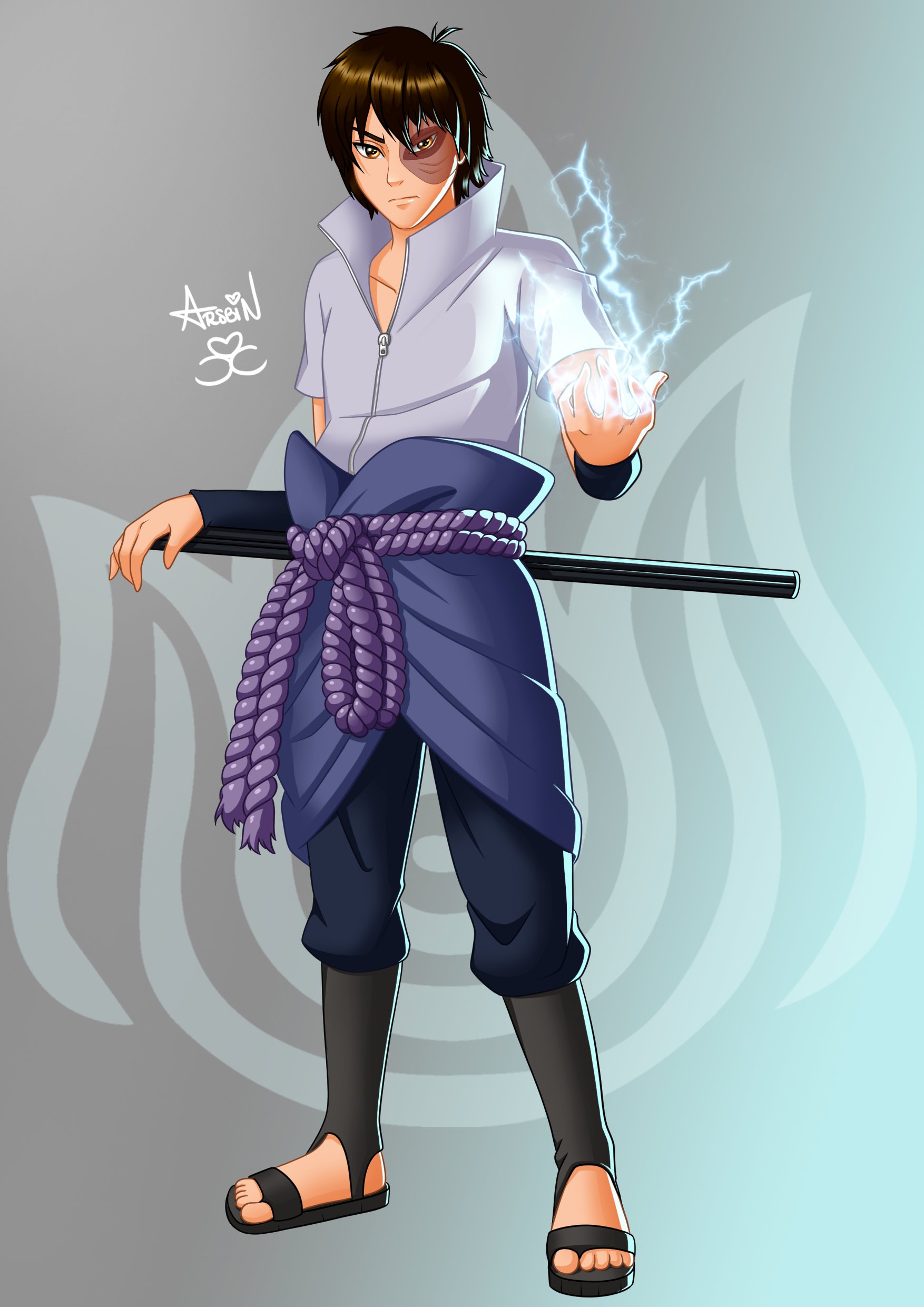 Arsbin ⭐ Belén on X: "C0mm for @Terminato92 Zuko, from "Avatar: The Last  Airbender", wearing Sasuke Uchiha clothes, from "Naruto Shippuden"⚡️🔥  #AvatarTheLastAirbender #sasukeuchiha https://t.co/O7TUJCRg1M" / X