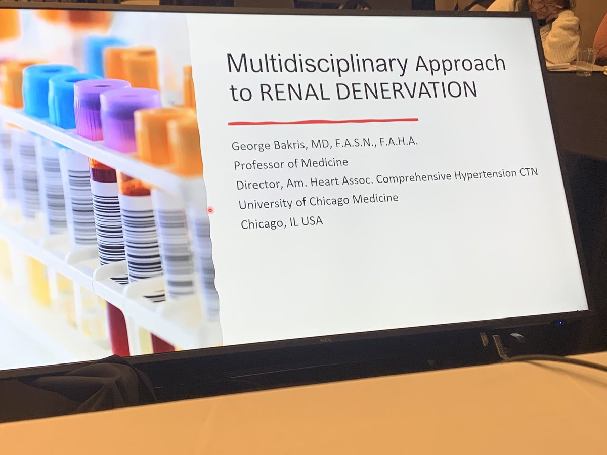 ⁦<a href="/cardio_renal/">Cardio Renal Metabolic Connections</a>⁩ Great talks about renal Denervation…more to come