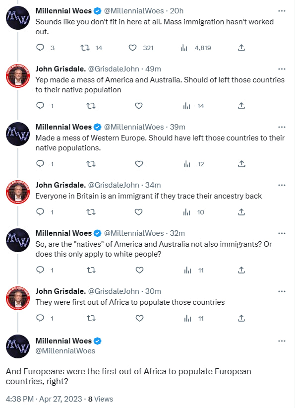 LeeMikelee38's tweet photo. @GrisdaleJohn  
What a retard. https://t.co/7G77YV2E2E