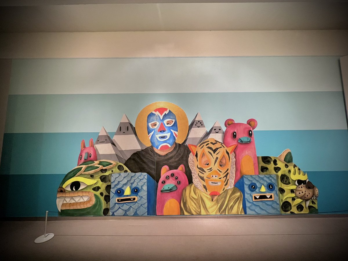 castsailmars's tweet photo. SISD Art teachers in San Antonio this morning visiting the McNay Art Museum with our State VASE Art students 😸🎨 #stateVASE2023 @Eastlake_HS @EastlakeStuCo @gbrasg @eromero915 @SISD_FineArts @MJones_ADM https://t.co/vxYjTe7bdX