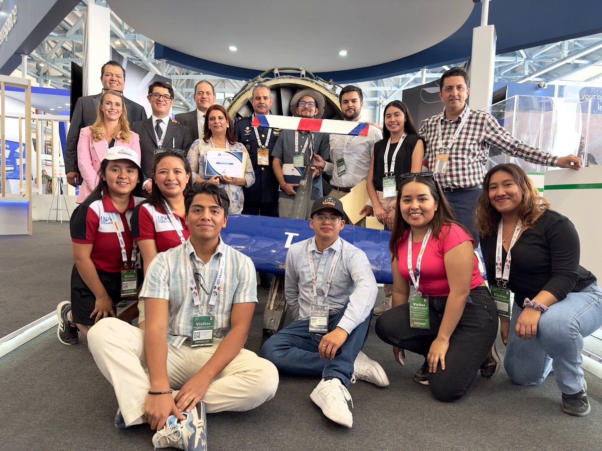 UNAQmx's tweet photo. La empresa GE Aerospace se une a los patrocinadores de @UFly_Aerodesign de cara a su participación en #SAEAerodesignBrasil2023 🇧🇷✈️
#UFlyWeFly 🫶 https://t.co/BpHfWH5Vs8