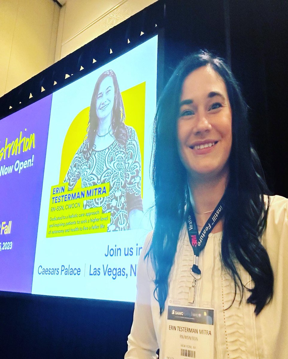 ET_Nurse's tweet photo. It’s so cool to be featured by the #SAWC #HMPglobal organization. I’m so grateful for the opportunities to share my passion and learn from my wound care heroes https://t.co/beY3hPa0YU