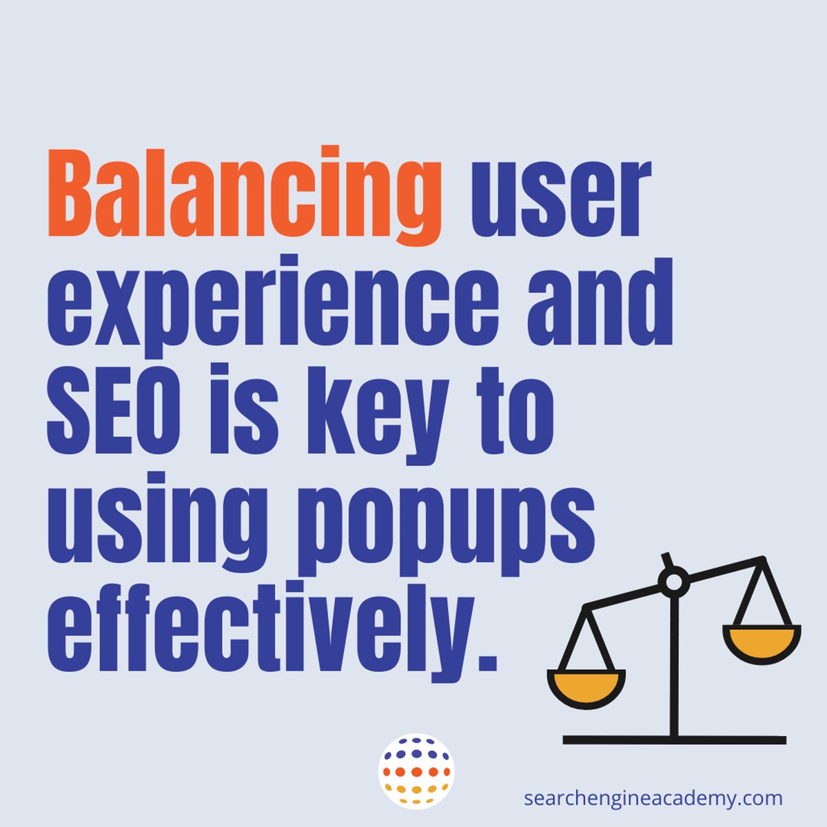 TheSEOAcademy's tweet photo. Are popups hurting or helping your website's lead generation &amp; SEO? 🤔 Find out how to strike the right balance in our SEO training courses https://t.co/W7h9LDnkCS. Learn the latest best practices for optimizing your website for search engines to drive performance. 🚀  #SEO 1/2 https://t.co/j4L98okvXL