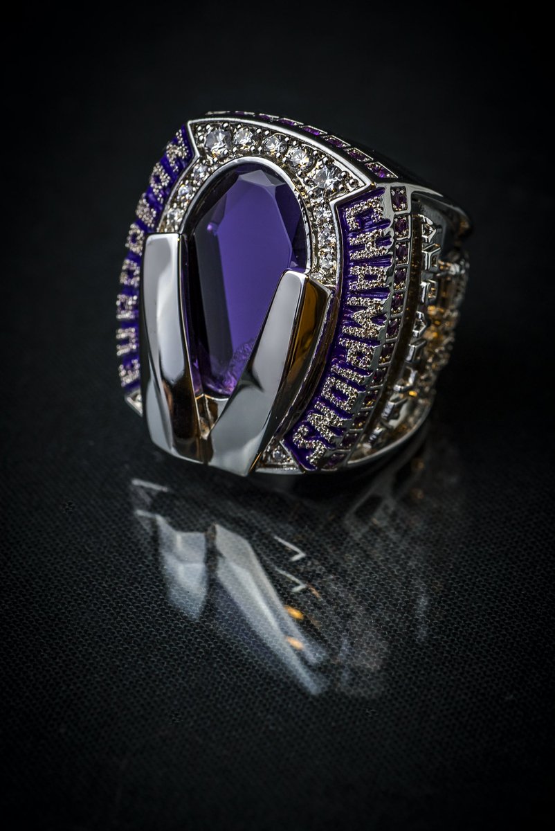 ViennaVikings's tweet photo. Purple Beauty. 

💍 By https://t.co/AVaW89L4pI
📸 @HJirgal 

#PurpleReign @ELF_Official #ChampionshipRings #ELF22 https://t.co/jcXsRqatXY