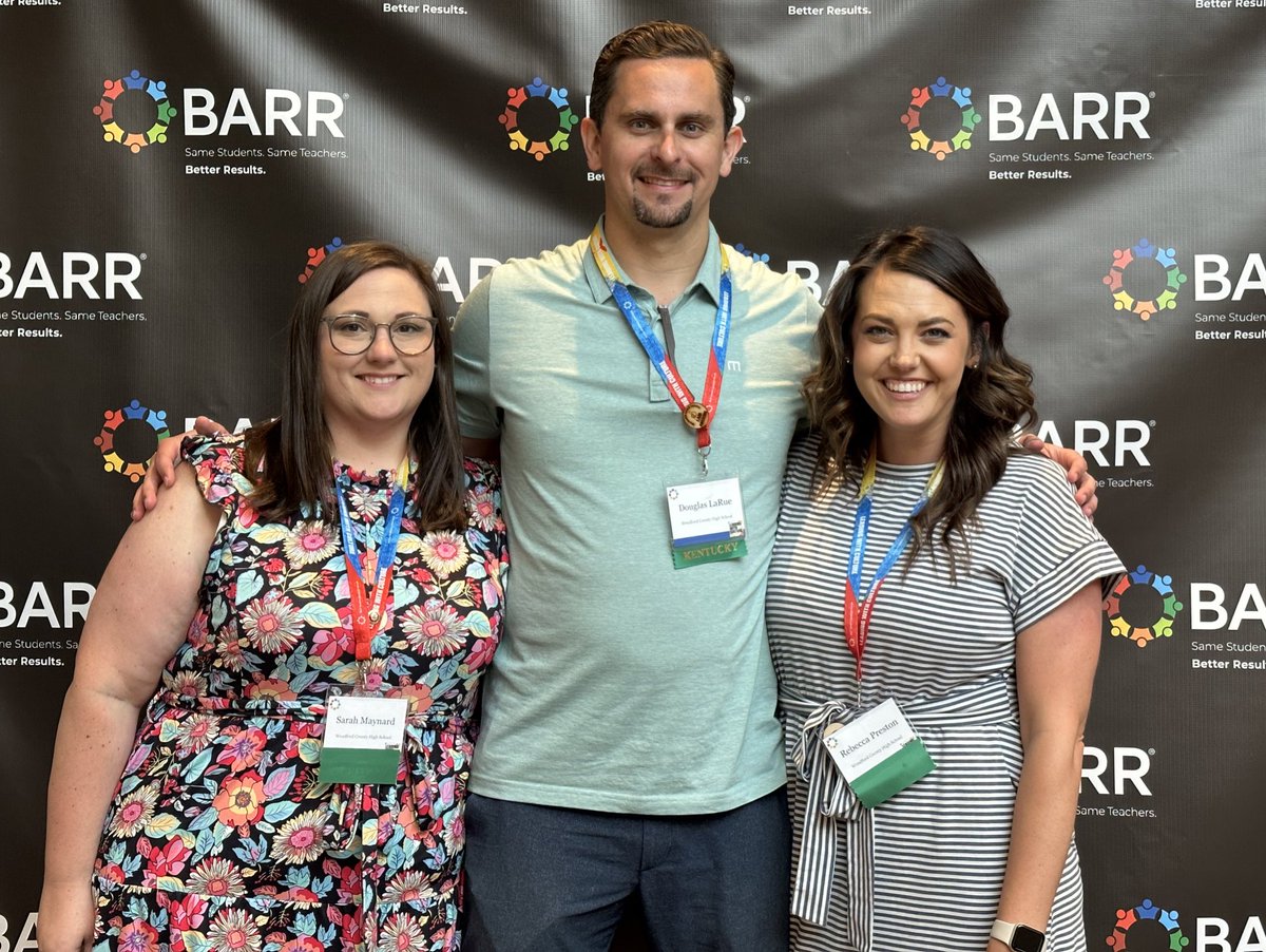 HeyMrsPreston's tweet photo. Had a great week with these two teacher leaders learning at  #BARR23. I am excited to see the positive impact this model is going to have on our students @WoodfordCoPS https://t.co/uycAUfHVuu